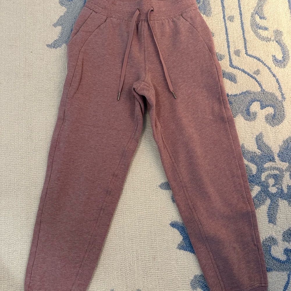 Lululemon Pink Scuba Joggers